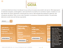 Tablet Screenshot of farmaciamelchiorregioia.it